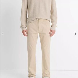 Vince Dylan Slim 5-Pocket Peached Stretch-Cotton Pant